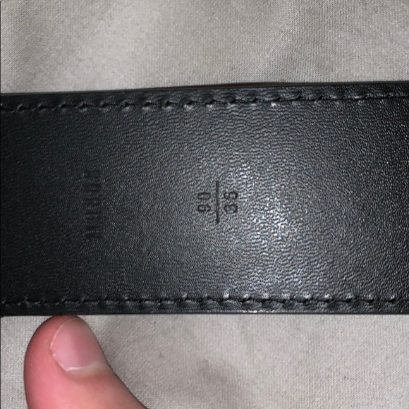 Louis Vuitton Graphite Belt (90/36) - Picture 4 of 7